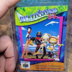 RARE the Heroes of Pilotwings Game Nintendo 64 Canada Honey Nut Cheerios Card